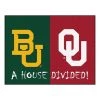 Fanmats Baylor - Oklahoma House Divided Rug -Rugs&Mats Official Shop Grainger G5683732