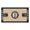 Fanmats Brooklyn Nets Large Court Runner 29.5x54 -Rugs&Mats Official Shop Grainger G5686112