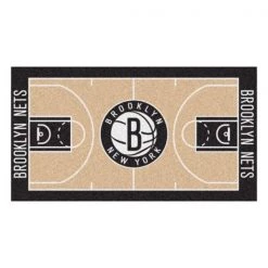 Fanmats Brooklyn Nets Large Court Runner 29.5x54