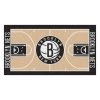 Fanmats Brooklyn Nets NBA Court Runner 24x44 -Rugs&Mats Official Shop Grainger G5686237