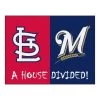 Fanmats Cardinals - Brewers Divided Rug -Rugs&Mats Official Shop Grainger G5687801