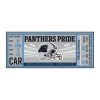 Fanmats Carolina Panthers Ticket Runner 30"x72" -Rugs&Mats Official Shop Grainger G5688249