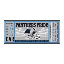 Fanmats Carolina Panthers Ticket Runner 30"x72"