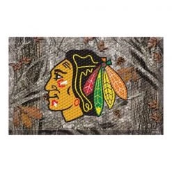 Fanmats Chicago Blackhawks Scraper Mat- Camo