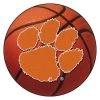 Fanmats Clemson Basketball Mat 27" diameter -Rugs&Mats Official Shop Grainger G5691240