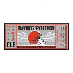Fanmats Cleveland Browns Ticket Runner 30"x72"