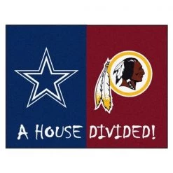 Fanmats Cowboys - Redskins House Divided Rug