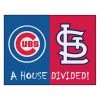 Fanmats Cubs - Cardinals House Divided Rug -Rugs&Mats Official Shop Grainger G5694083