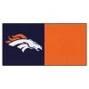 Fanmats Denver Broncos 18"x18" Carpet Tiles, PK20 -Rugs&Mats Official Shop Grainger G5695608