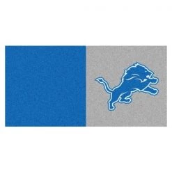 Fanmats Detroit Lions 18"x18" Carpet Tiles, PK20
