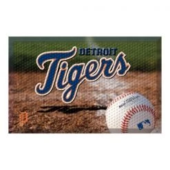 Fanmats Detroit Tigers Scraper Mat- Ball