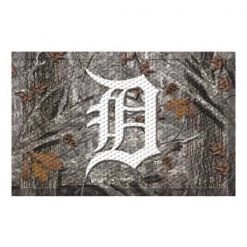 Fanmats Detroit Tigers Scraper Mat- Camo
