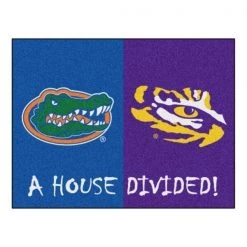 Fanmats Florida - LSU House Divided Rug