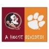 Fanmats Florida State - Clemson Divided Rug -Rugs&Mats Official Shop Grainger G5700261