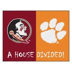 Fanmats Florida State - Clemson Divided Rug
