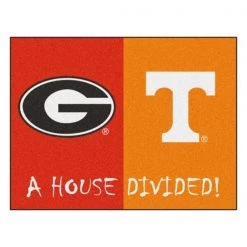 Fanmats Georgia - Tennessee House Divided Rug
