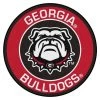 Fanmats Georgia Black New Bulldog Roundel Mat -Rugs&Mats Official Shop Grainger G5702468