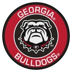 Fanmats Georgia Black New Bulldog Roundel Mat