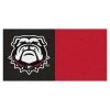 Fanmats GA Bulldog 18"x18" Carpet Tiles, PK20 -Rugs&Mats Official Shop Grainger G5702617