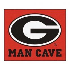 Fanmats Georgia Man Cave Tailgater Rug 5x6