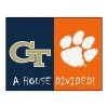 Fanmats Georgia Tech - Clemson House Divided Rug -Rugs&Mats Official Shop Grainger G5703201