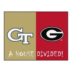 Fanmats Georgia Tech - Georgia House Divided Rug