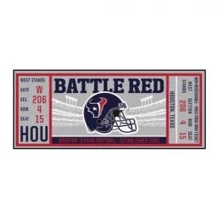 Fanmats Houston Texans Ticket Runner 30"x72"