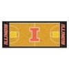 Fanmats Illinois Basketball Court Runner -Rugs&Mats Official Shop Grainger G5706029