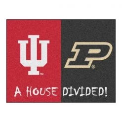 Fanmats Indiana - Purdue House Divided Rug