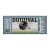 Fanmats Jacksonville Jaguars Ticket Runner -Rugs&Mats Official Shop Grainger G5707919