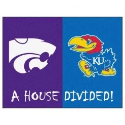 Fanmats Kansas - Kansas State House Divided Rug