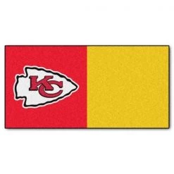 Fanmats KC Chiefs 18"x18" Carpet Tiles, PK20
