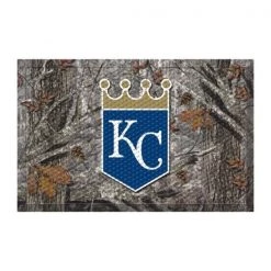 Fanmats Kansas City Royals Scraper Mat- Camo