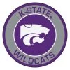 Fanmats Kansas State Roundel Mat 27" diameter -Rugs&Mats Official Shop Grainger G5708707