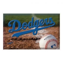 Fanmats Los Angeles Dodgers Scraper Mat- Ball
