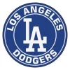 Fanmats Los Angeles Dodgers Roundel Mat -Rugs&Mats Official Shop Grainger G5710612