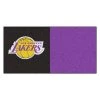 Fanmats LA Lakers 18"x18" Carpet Tiles, PK20 -Rugs&Mats Official Shop Grainger G5710901