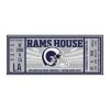 Fanmats Los Angeles Rams Ticket Runner 30"x72" -Rugs&Mats Official Shop Grainger G5711163