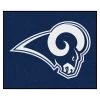 Fanmats Los Angeles Rams Tailgater Rug 5x6 -Rugs&Mats Official Shop Grainger G5711227