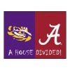 Fanmats LSU - Alabama House Divided Rug
