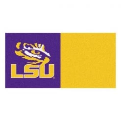 Fanmats LSU 18"x18" Carpet Tiles, PK20