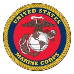 Fanmats Marines Round Rug 44" diameter