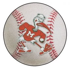 Fanmats Miami Baseball Mat 27" diameter Logo