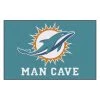 Fanmats Miami Dolphins Man Cave Rug -Rugs&Mats Official Shop Grainger G5713677
