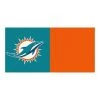 Fanmats Miami Dolphins 18"x18" Carpet Tiles, PK20 -Rugs&Mats Official Shop Grainger G5713753