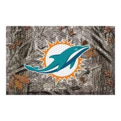Fanmats Miami Dolphins Scraper Mat- Camo