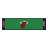 Fanmats Miami Heat Putting Green Runner 18"x72" -Rugs&Mats Official Shop Grainger G5714018