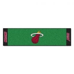 Fanmats Miami Heat Putting Green Runner 18"x72"