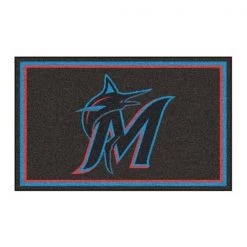 Fanmats Miami Marlins 4x6 Rug