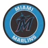 Fanmats Miami Marlins Roundel Mat 27" diameter -Rugs&Mats Official Shop Grainger G5714298